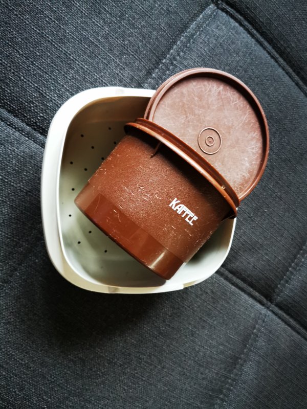 Tupper Sieb, Durchschlag + Kaffeedose zu verkaufen in Klein Nordende